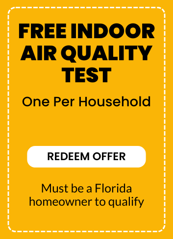 Free Central Florida indoor air quality testing coupon